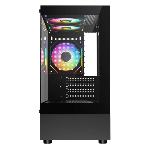 CiT Celcius EBK Micro Tower Gaming Case - Black 